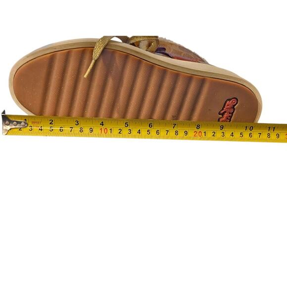 Limited Edition Coach Monogram Shearling-Lined Winter Boots Size 6B, Tan/Brown - Picture 10 of 12